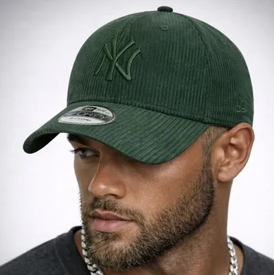 Image de Casquette New Era 9Forty MC MLB Cord NY Yankees verte - UNI