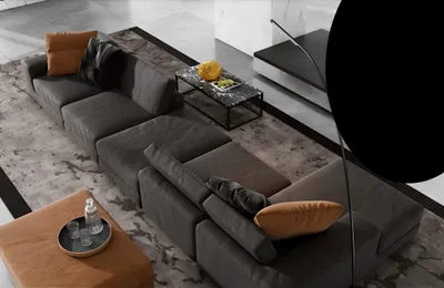 Immagine prodotto di Luxus Ecksofa L-Form Sofa Sofas Modern Wohnzimmer Textil Polster Design Eck