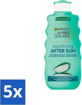 Produktbild von Garnier - Ambre Solaire - After-Sun-Milch - Beruhigend - 175 ml - Vorteilspack - 5 Stücke