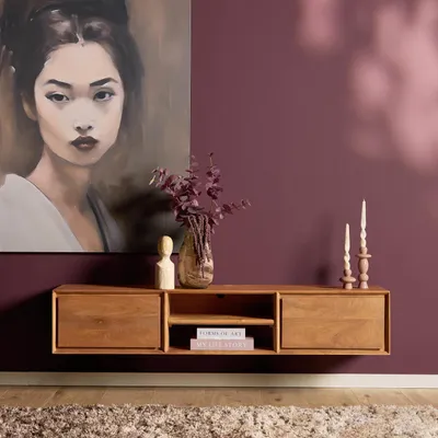 Productafbeelding van Starfurn Zwevend Tv-meubel Ambiance Naturel 160cm