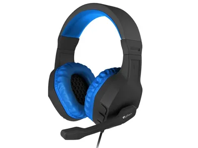 Obrázek produktu pro GENESIS Argon 200, Kabel, Hraní, 20 - 20000 Hz, Sluchátka s mikrofonem, Černá, Modrá