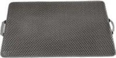 Obrázek produktu pro Podložka pro kočky 55 x 75 cm, čtvercová s velkými otvory, voděodolná, protiskluzová, dvouvrstvá, snadno se čistí, ideální pro všechny typy kočičích toalet a steliva.