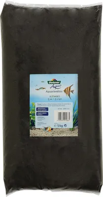 Produktbild von Dehner Aqua Aquariensand, Körnung 0.4 - 1.2 mm, 5 kg, schwarz