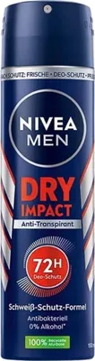 Image de Nivea Men Déodorant Spray - Dry Impact - efficacité 48 heures - 150 ml - 1 pièce