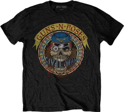 Obrázek produktu pro Guns N' Roses Skull Circle Black S Tričko