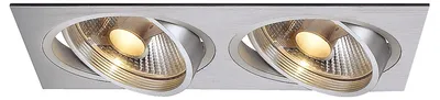 Immagine prodotto di NUOVO TRIA II ES111 downlight, quadrato, alluminio, spot da incasso 2fl
