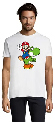 Produktbild von Herren Yoshi & Mario Konsole Super Retro Kosole Luigi
