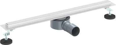 Obrázok produktu pre vidaXL 360° sprchový odtok s tenkým modelom strieborný 60 cm nerezová oceľ 304