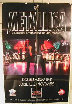 Productafbeelding van Metallica - gevouwen poster - Formaat S - Poster - 80x120 cm