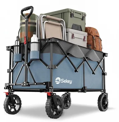 Produktbild von Sekey XXL Plus 4010 Bollerwagen Faltbar 200L 200KG Geländereifen
