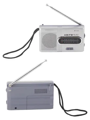 Productafbeelding van Draagbare AM/FM-radio, Mini-stereo-radio met Luidsprekers en Hoofdtelefoonaansluiting