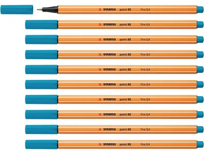 Immagine prodotto di STABILO Point 88 Fineliner Azzurro Chiaro 0,4 mm - Confezione Da 10