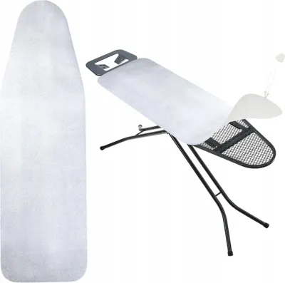 Obrázok produktu pre Obal na žehliacu dosku - Obal na žehliacu dosku - 127 x 47 cm - PTFE nepriľnavá vrstva - Odolný voči teplu - Na žehlenie