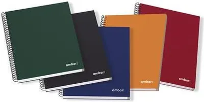 Obrázok produktu pre Špirálový zošit "Ideas", mix farieb, A4, štvorčekový, 150 listov, tvrdé dosky, AMBAR 100203530214