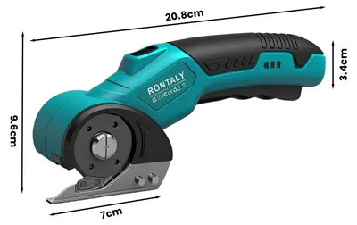 Produktbild von Multifunktionale kabellose Elektroschere - Rotationsschneider - 240 U/min - Für Leder, Stoff und Teppiche