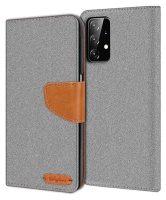 Immagine prodotto di Copertura del telefono cellulare Samsung Galaxy A52 / A52 5G caso Portafoglio Flip Case Custodia protettiva copertura tessuto
