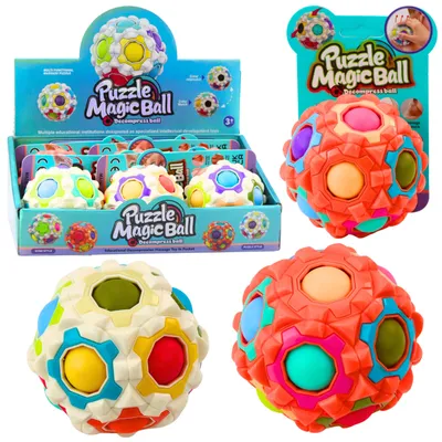 Zdjęcie produktu dla Puzzle logiczne Magic Ball Klocki 7 cm Mix