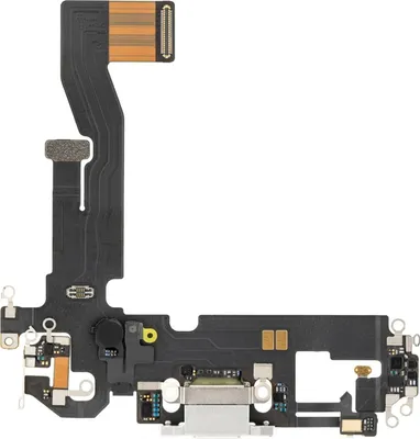 Obrázok produktu pre Náhradná nabíjacia zásuvka, konektor Lightning pre Apple iPhone 12 / 12 Pro - Strieborná