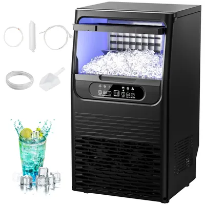 Produktbild von EUHOMY Eiswürfelmaschine Gastro CIM011 | 36 Eiswürfel in 11 Min, Unterbau-Eismas