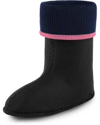 Image de Ladeheid - Chaussettes chaudes pour bottes en caoutchouc, filles et garçons, à porter à l'intérieur des bottes KL058 (rose clair, taille 32 EU)
