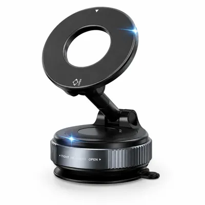 Produktbild von Magnetische Handyhalterung Auto mit Vakuum-Saugnapf, 360° Drehbare Smartphone Halterung
