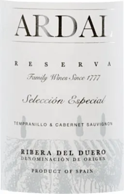 Immagine prodotto di Ardal Selección Especial Reseva Ribera del Duero DO 2016 - Bodegas Balbás