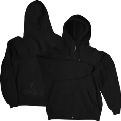 Zdjęcie produktu dla Bluza z kapturem Rokker Zip, czarna, XS