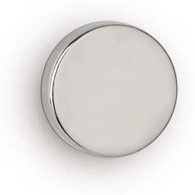 Image de MAUL Aimant rond 4 pièces 6,2 kg Acier Métal Néodyme magnétique Ø 2 x 0,5 cm argenté