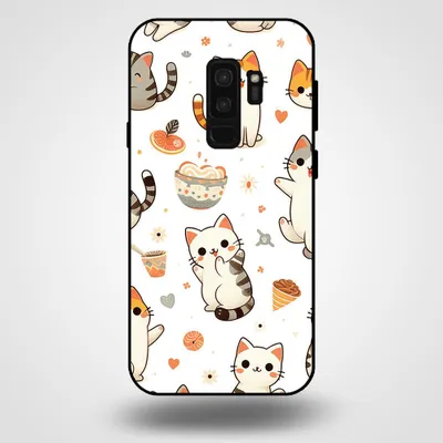 Obrázok produktu pre Smartphonica Puzdro na telefón pre Samsung Galaxy S9 Plus s potlačou mačiek - zadný kryt z TPU s mačkami