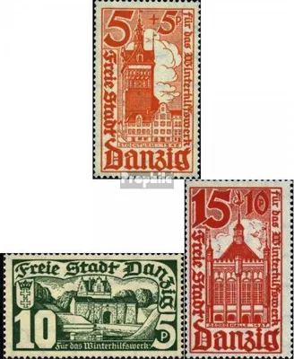 Produktbild von Briefmarken Danzig 1935 Mi 256-258 (kompl.Ausg.) postfrisch Winterhilfswerk