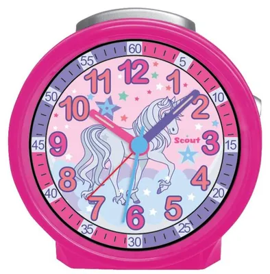 Produktbild von Scout Kinder Wecker 280001046 FRIENDS Lila Luna Einhorn