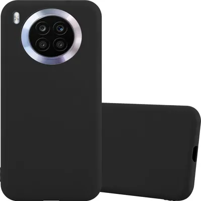 Produktbild von Cadorabo Hülle für Honor 50 LITE Schutzhülle in Schwarz Handyhülle TPU Silikon Etui Case Cover