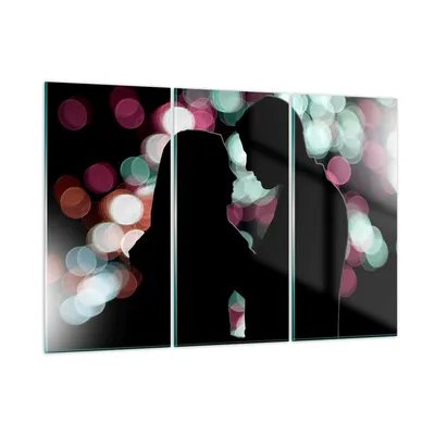 Produktbild von Bilder auf glas - Paar Liebe Beziehung - 165x110cm - Glasbilder - Wandbilder - Kunstdruck - zum Aufhängen bereit - Wanddekoration aus Glas - Glas Bilder - Wandbild auf Glas - 3 Teile - GCE165x110-2551