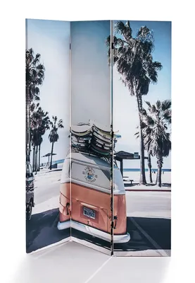 Obrázek produktu pro Kobolo Paravent CALIFORNIA 120x170 cm - dělicí stěna paraván paraván stěna soukromí paraván deco skládací rozdělovač místností deco rozdělovač místností rozdělovač místností soukromí paraván místnost