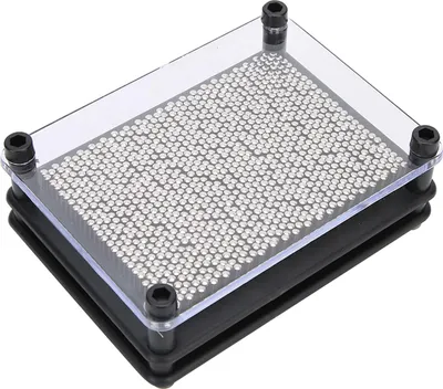 Zdjęcie produktu dla Metalowa tablica do formowania dłoni Trójwymiarowy odcisk dłoni Igła Zabawka Prezent Ozdoba Ozdoba (S Metal)