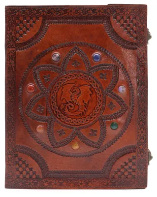Productafbeelding van Groot grafboek - Chakrastenen, mandala van de draak