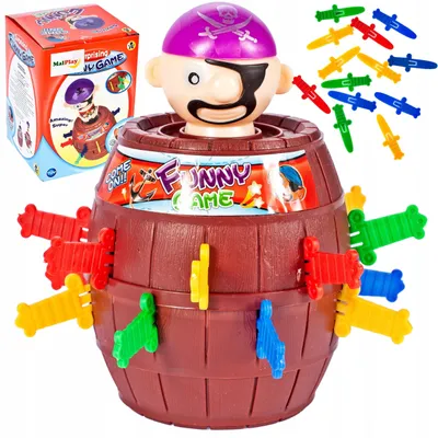 Produktbild von Nobo Kids Verrückter Pirat Geschicklichkeitsspiel Fassspiel