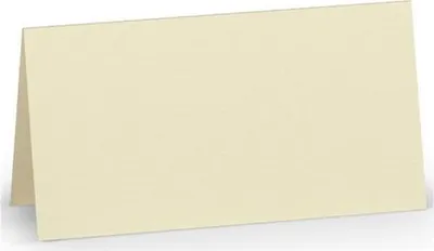 Produktbild von Tischkarte Paperado - 10 x 10 cm, 220 g/qm, chamois gerippt, 100 St.
