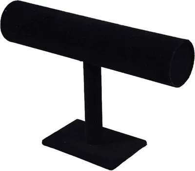 Productafbeelding van Jumada - Sieradenstandaard - Armbandhouder - 1 rol - Fluweel - Zwart
