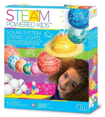 Produktbild von 4M Power Girls Solar System String Lights, Sonnensystem, Astronomie, 5 Jahr(e), Weiß
