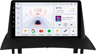 Produktbild von Autoradio mit Bluetooth und CarPlay für Renault Megane 2 (2002–2009) – Kompatibel mit Apple und Android – Stereoanlage – Navigationssystem – 6 GB RAM, 64 GB Speicher