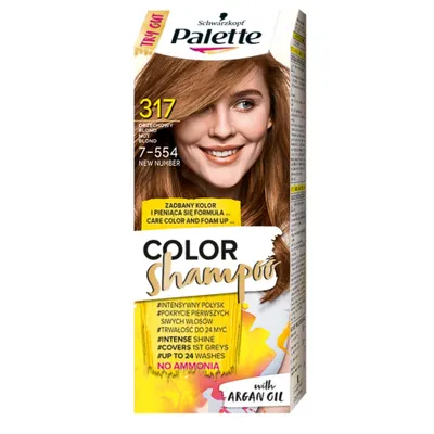 Zdjęcie produktu dla Palette Color Szampon koloryzujący do włosów 317 (7-554) Orzechowy Blond