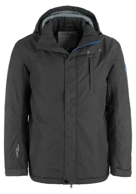 Produktbild von Blue Wave Herren Funktionjacke Chris - Jacke Outdoorjacke mit abnehmbarer Kapuze in Anthrazit Größe XXL