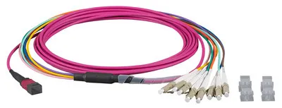 Obrázok produktu pre EFB-Elektronik MTP¬-F/LC 8-vláknový maticový patch kábel OM4,LSZH erika-violet, 10m Výrobca: EFB Elektronik (MTPF08LCOM4-10)