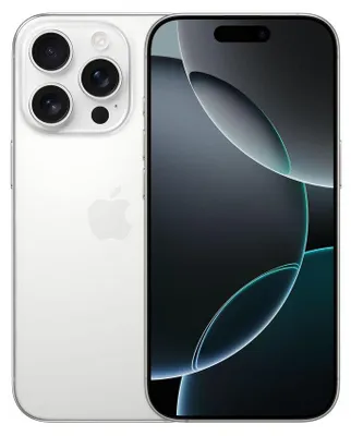 Produktbild von Apple iPhone 16 Pro , 16 cm (6.3"), 2622 x 1206 Pixel, 128 GB, 48 MP, iOS 18, Weiß