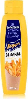 Produktbild von Joppie Original Snacksoß mit Zwiebeln 850ml Pommes & Burgersauce (1er Pack)