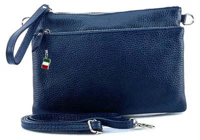 Immagine prodotto di Borsa da polso Florence in pelle blu D2OTF816B