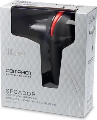 Produktbild von Eurostil Compact Professioneller Haartrockner mit Turmalin 2000W 1Einheit
