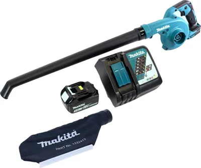 Produktbild von Makita DUB 186 RT1 Akku Gebläse Laubbläser 18 V + 1x Akku 5,0 Ah + Ladegerät + Fangsack