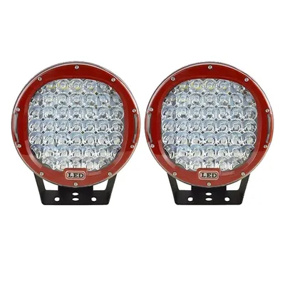 Zdjęcie produktu dla Lampa robocza LED, 9 cali, 225W, czerwona 2 szt